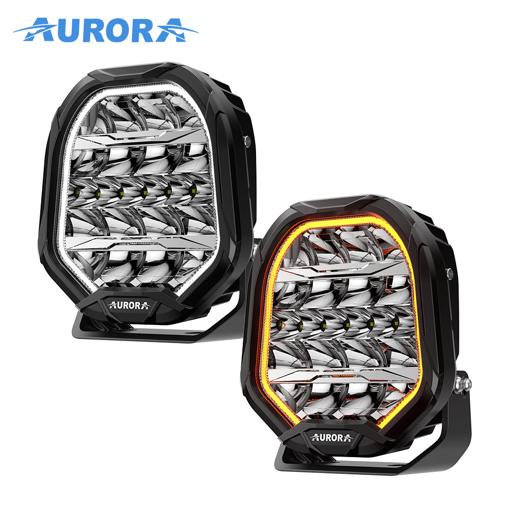 ハイテック　AURORA 9 Aurora 9 Inch Super Bright Ip69k Spot Pod Led Work Light Kit