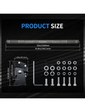 50" 500W Screw-less Double Row LED Offroad Light Bar AURORA ALO-D6D1-50