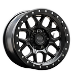 Set of 4 Wheel Rims Black Mud M510