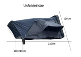Universal hard shell roof top tent 160x210x125cm