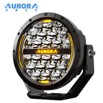 AURORA 7Inch Round Light Dual-Color DRL ALO-P-R-7-C34D1-AW Kit