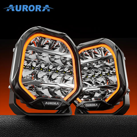 Aurora 9 Inch Super Bright Ip69k Spot Pod Led Work Light Kit
