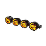 Aurora Linkable Light Bar 4x4 LED Driving Fog 20 inch ALO-W-4-R12T3-AW-D4