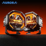 Aurora Led Work Light Strobe ALO-W-4-R12T3-AW Kit