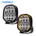 Aurora 9 Inch Super Bright Ip69k Spot Pod Led Work Light Kit