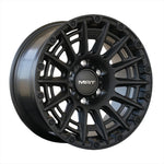 Set of Four Wheel Rims Dark Matte Tint Black F1907 MAT OFFROAD