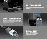 Aurora 9 Inch Super Bright Ip69k Spot Pod Led Work Light Kit