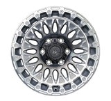 Set Of Four Wheel Rims Black A721 AGILITY FORCE