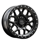 Set of 4 Wheel Rims Black Mud M510