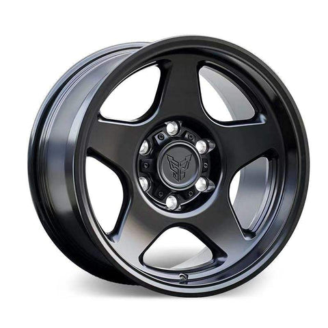 Set Of Four Wheel Rims Five-rayed R17 18x8.5J Black 9004 BEAST 4x4offroadci garage Abidjan