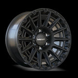 Set of Four Wheel Rims Dark Matte Tint Silver F1907 MAT OFFROAD Abidjan Garage 4x4offroadci