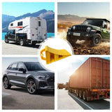 Portable Heavy Duty Wheel Chock Anti Slip Tire Stop Block