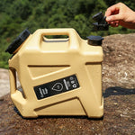 Double Handles Plastic Water Storage Bucket 12L